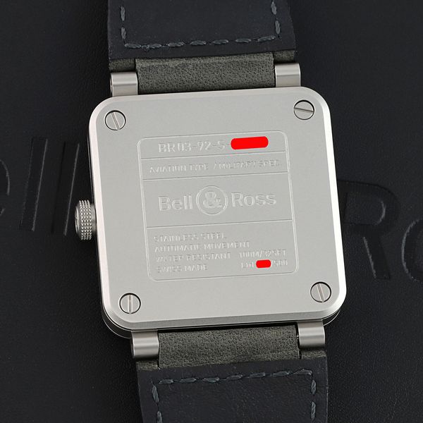 Bell and Ross BR03-92 BR0392-GR-ST/SCA